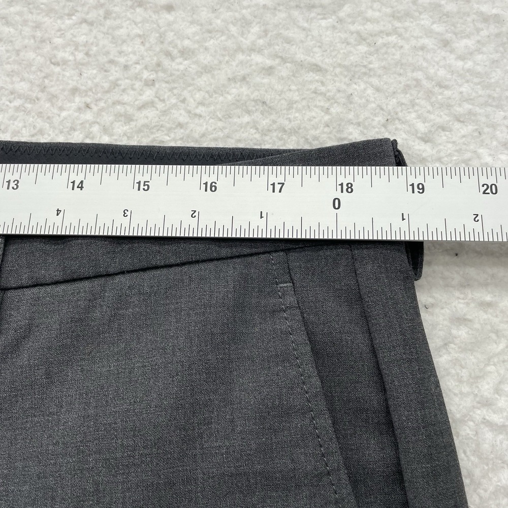 J. Crew Thompson Dress Pants Mens 38x30 (Tag 36) Wool Blend Gray Tapered Stretch - Picture 10 of 16